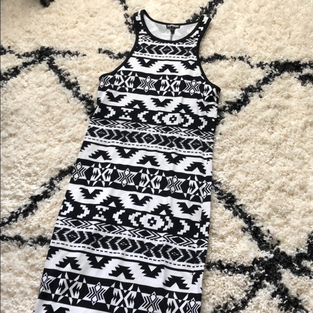 Express Small EUC Aztec print Dress